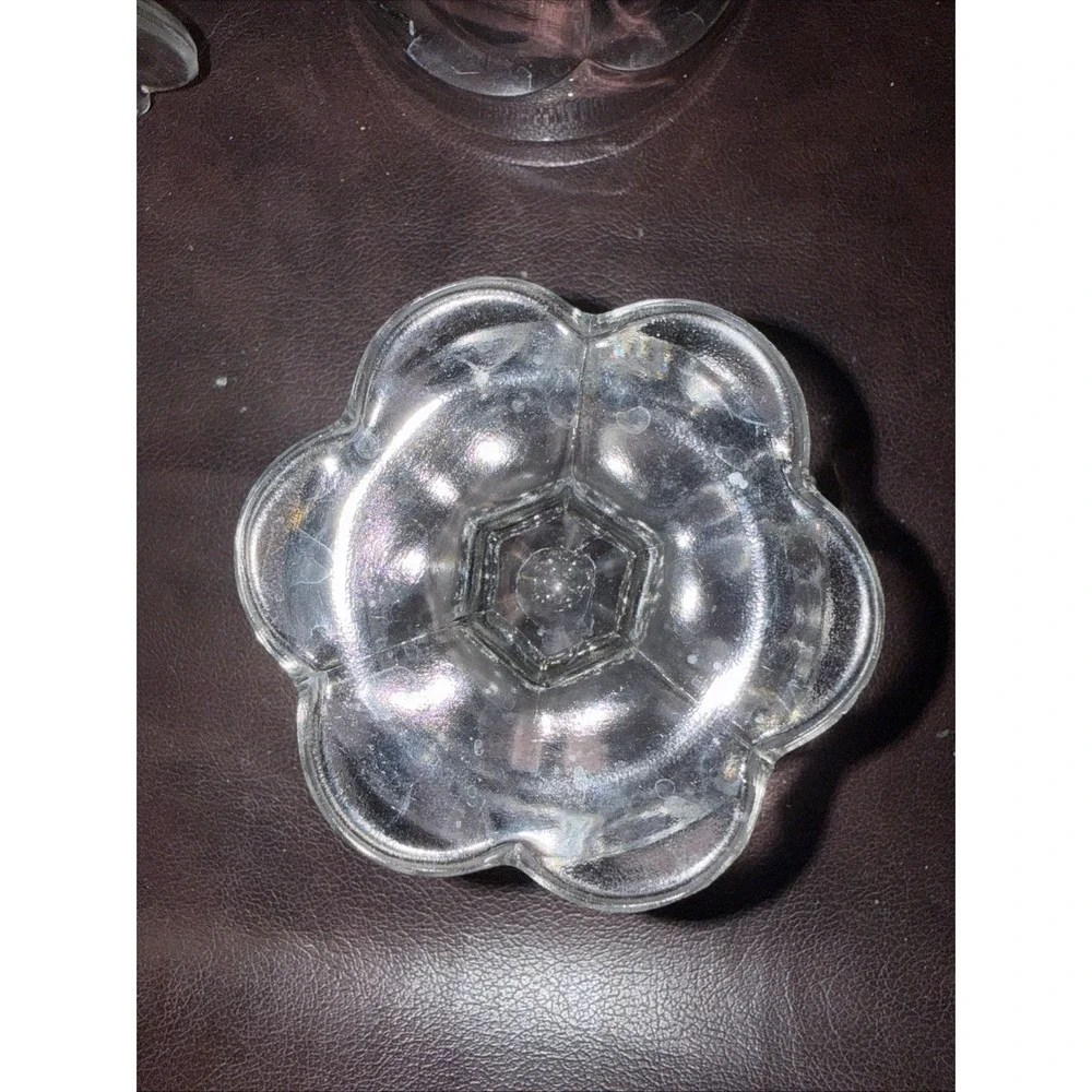 Vintage‎ Ice Cream Sundae Dishes Rate Scalloped Footed Bottom Beautiful